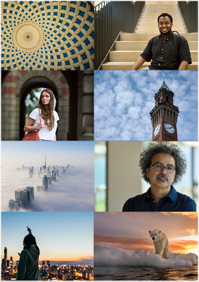 Photography 8 image grid od people and places