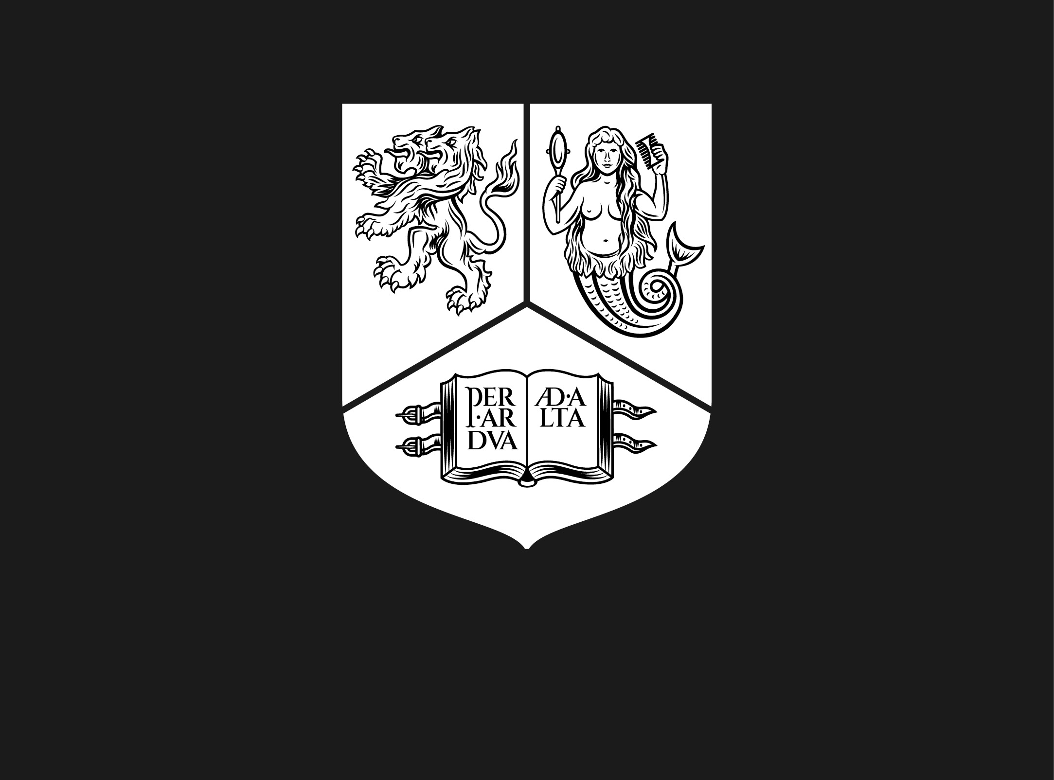 13. Mono-white-University-of-Birmingham-Crest-on-black-background